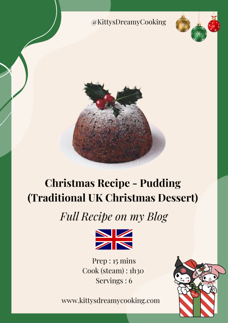 Christmas Pudding (Traditional UK Christmas Dessert – Rich, Spiced & Festive)