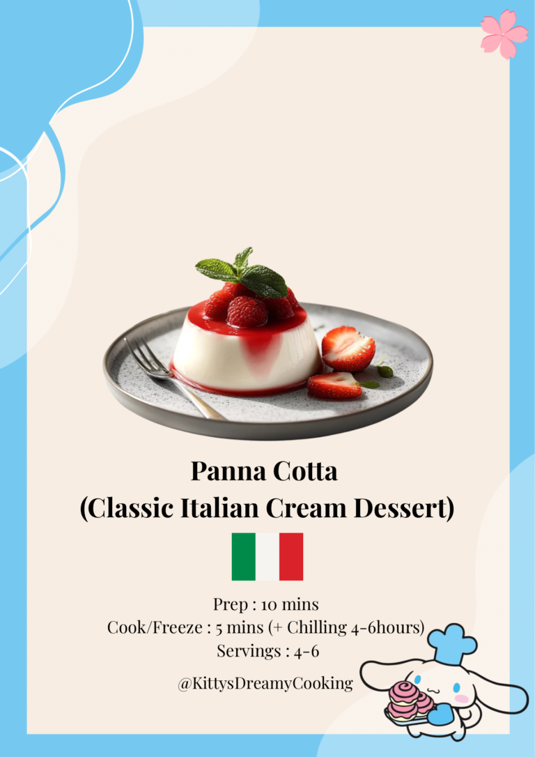 Classic Italian Cream Dessert – Panna Cotta