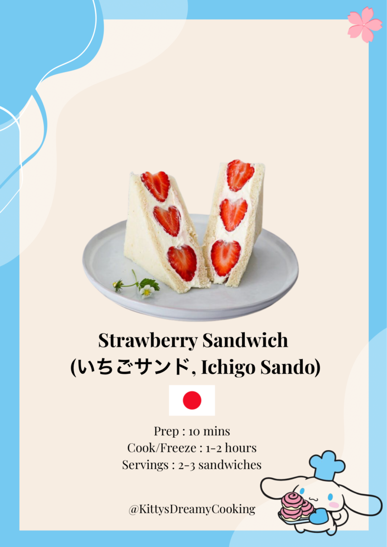 いちごサンド / Ichigo Sando – Japanese Strawberry Sandwich