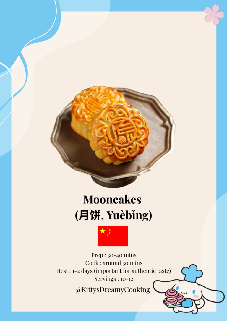 🥮 Mooncakes – Chinese Mooncakes – 月饼 (Yuèbǐng)