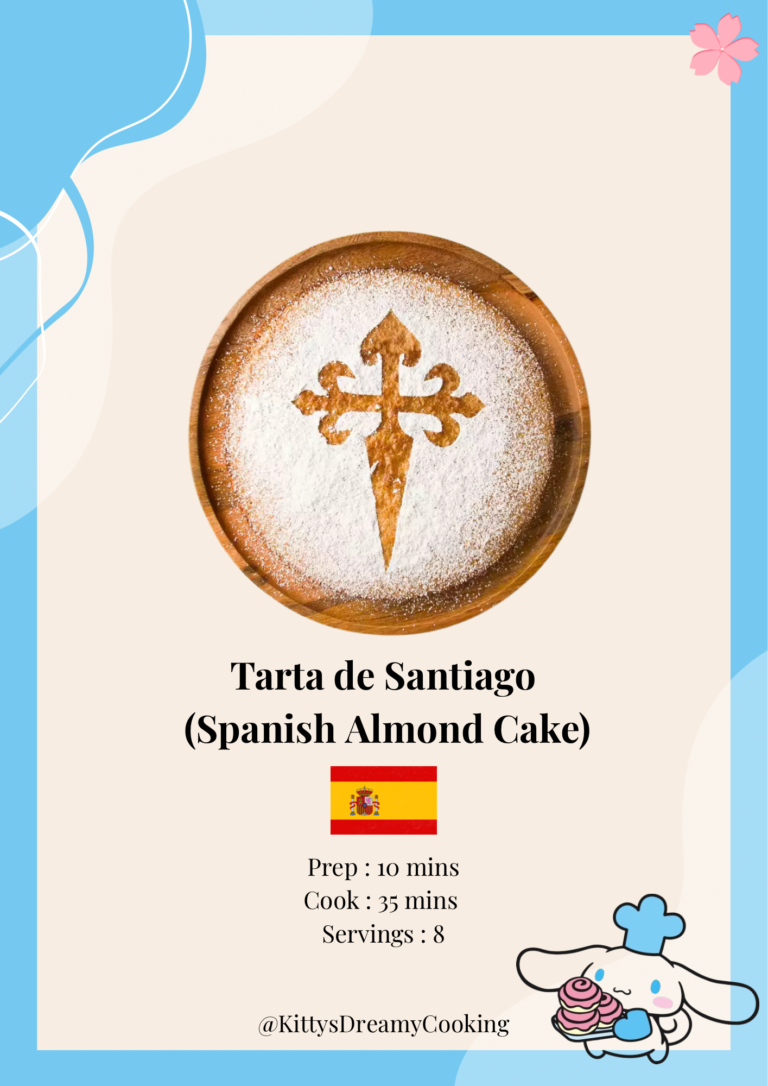 🍰 Tarta de Santiago – Spanish Almond Cake (Tarta de Santiago)